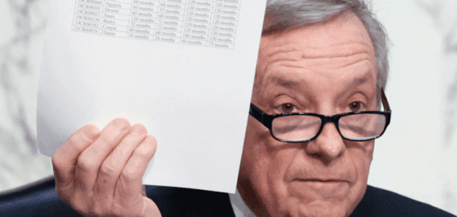 Democrat Sen. Dick Durbin Tries to Run Cover for Ketanji Brown Jackson’s War Crimes Claim